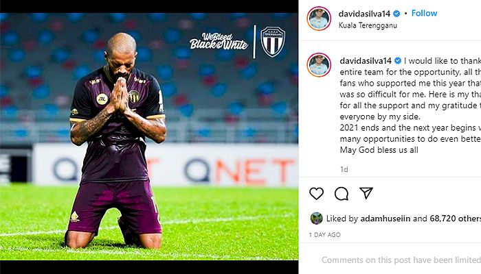 David Da Silva Sampaikan Perpisahan: Sangat Sulit Bagi Saya